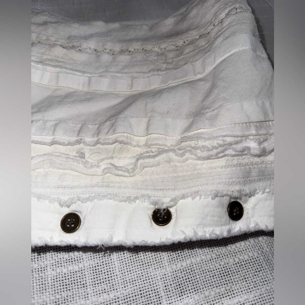 Euc We the Free white button down tank top sz medium - Picture 9 of 10